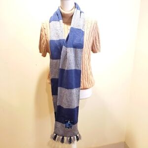 Harry Potter Blue and Gray Unisex Fringe scarf